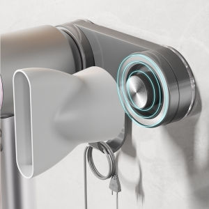 MENGZHICAI | Magnetic Wall-Mounted Organizer for Hair Dryer
