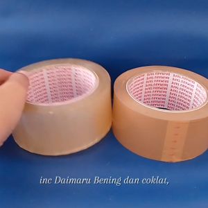 lakban opp 2inch daimaru lakban bening atau coklat 2 inch DAIMARU