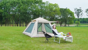 Outdoor Tent 6-8 Persons Auto Tent Camping Tent Family Tent Waterproof Automatic Double-Layer