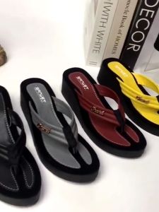 Sandal Wedges Wanita Dewasa Jepit Tatak PRD Non Slip Terbaru