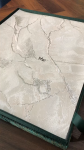 Wallpaper Dinding Marmer Granit Hijau Biru Glitter Tekstur Mewah Lux