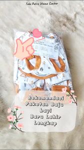 18PCS Paket Baju Bayi Baru Lahir: Baju & Celana Bayi Baru Lahir Kado Bayi Lahiran Setelan Baju Bayi Paket