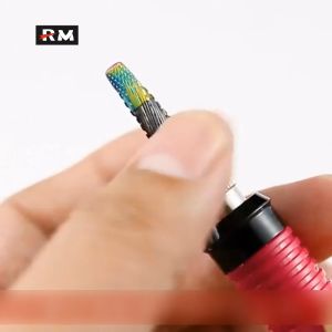 【Third Generation】Five-In-One Tungsten Steel Manicure Grinding Head Two-Way Nail Polishing Head Multi-Function Coarse And Fine Teeth Combination 2.35mm Nail Machine Accessories
