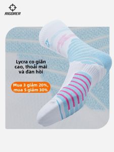 Rigorer | Vớ Thể Thao Bóng Rổ Chuyên Nghiệp cho Nam và Trẻ Em Mùa Hè Mid-Calf đến High-Calf Đế Terry