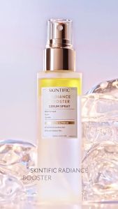 SKINTIFIC RADIANCE BOOSTER SERUM SPRAY GLOW AND FRESH 100 ML SEMPROTAN WAJAH FACE MIST SPRAY KOSMETIK MAKEUP WAJAH