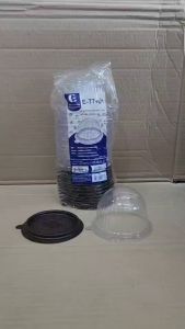 E-77 กล่องเบเกอรี่ฐานน้ำตาล ทรงกลม แพคละ 25 ชุด ยี่ห้อEXCEL