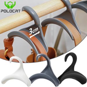 Polocat Creative Japanese Style Arch Shaped Bag Hook Belt Tie Scarf Shawls Hanger Anti-Crinkle Wardrobe Hanging Rack Handbag Organizer Hook Plastic