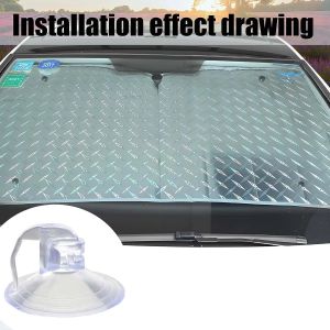 38mm Diameter Glass Suction Clip Suction Cup Car Sunshade Car With Vacuum Strong Transparent Glass Suction Car Sun Visor Suction