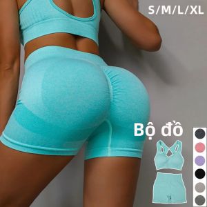2 Bộ Đồ Thể Thao Yoga Dành Cho Nữ Bộ Đồ Thể Thao Áo Vest Chạy Bộ Bộ Đồ Tập Thể Dục Bằng Nylon Liền Mạch
