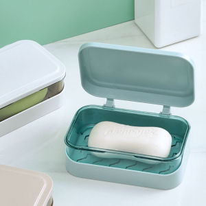 Soap Box Creative Drain With Lid Flip Top Drain Soap Dish With Lid Soap Dish