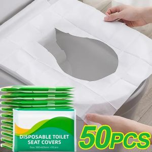 10/50pcs Travel Pack Disposable Flushable Toilet Seat Covers