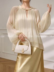 PlumJan | Romantic French Style Woven Countryside Summer Thin Casual Shirt