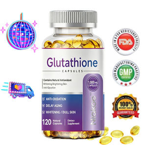 Glutathione Capsules 1000mg helps whiten skin reduce skin dullness delay aging and enhance immunity L-Glutathione 500 Mg Intracellular Antioxidant Complex with Milk Thistle Extract - Reduced Liposomal Glutathione