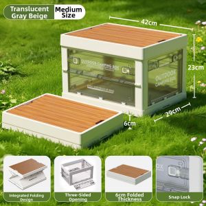 TIJU | Outdoor Camping Large Capacity Collapsible Side Door Nested Box