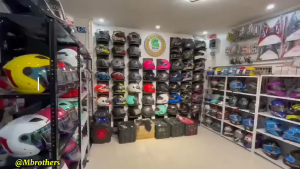 HNJ 916 (DUAL VISOR) Premium Half Face Helmet For Men & Women