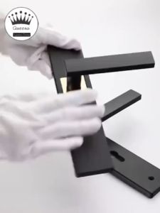 LuxeWall Premium Aluminium Alloy Mute Lock Set for Bedroom - Secure Home Door Handle with Fast Manila Delivery