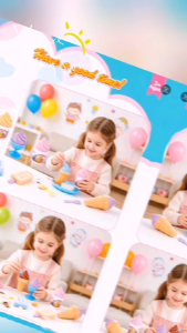 Childrens simulated ice cream dessert pretend play toy set