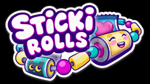 STICKI Rolls Sticki Bands - Wearable & Shareable Sticker Bracelet Creative Stickers Tear Off DIY Stickers BraceletChildrens Toys Discover and Collect Funny Gift