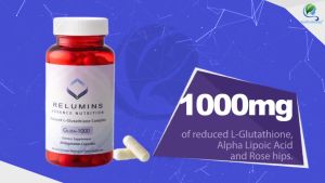 RELUMINS Advance Nutrition Reduced L- Glutathione 1000 Complex Anti-Aging & Relieve Stress 60 Capsules