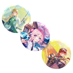 Custom Fan Support Badges 75mm