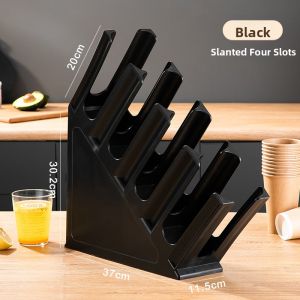 Cup Organizer Storage Shelf Plastic