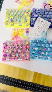 Bandai | 1 Creative Cute and Fun 26-Key Stress-Relief Keychain Bag Charm Pendant Stress-Relief Toy