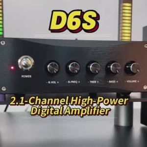 YJCO TPA3255 Bluetooth Power Amplifier 300Wx2+600W 2.1 QCC3034 QCC3084 PCM5102 Decoder LLC Built-in LLC Switching Power Supply