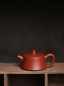 Handheld Teapot Chinese Style Purple Clay Red Clay Ball Hole Column Base Puer Tea Brewing Tea Set Teahouse Restaurant Supplies