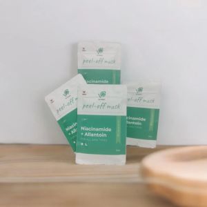 4 PCS Masker VG SHINY peel of mask niacinamide+allantoin
