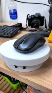 Bàn xoay đế xoay 36015CM18CM20CM25CM30CMtải 5KG-15KG nút tốc độ xoay mô hình kính mát dùng Livestream - COMXIM