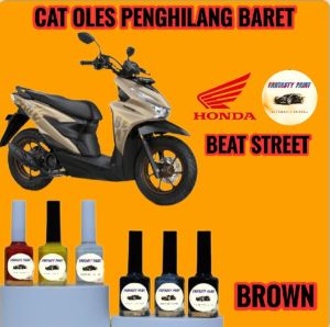 CAT OLES PENGHILANG BARET MOTOR HONDA BEAT STREET BROWN NEW TERMURAH BISA COD
