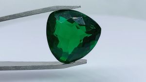 Natural Brazil Green Tourmaline 13.50 Cts. Trillion Cut Eye Clean Loose Gemstone
