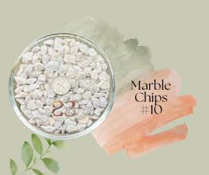 Marble Chips – Natural Decorative Stones for Garden Aquarium Landscaping & Crafts (1KG per Pack)