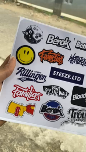 ISI BANYAK!!! STICKER PACK BRAND murah Sudah cutting pola tinggal tempel aesthetic estetik stiker helm dan motor mobil