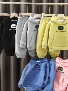 Children Thermal Tracksuit Warm Fleece Boys Girls Stylish