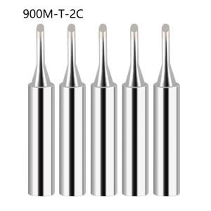 5pcs Soldering Iron Tip 900M-T Welding Solder Tips Copper-iron alloy IS I B K SK 2.4D Soldering Iron Head Welding Solder Tools