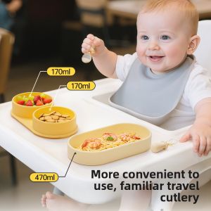 IKV | Suction Partitioned Baby Feeding Bowl