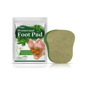 South Moon Detox Foot Pad Wormwood Body Detoxing Patch Natural Herb Anti Swelling Ginger Detoxification Stress Relief Help Sleep Wormwood Foot Care Sticker Detox Foot Patches Pads Body Toxins Artemisia Argyi Pads Herbal Feet Cleansing