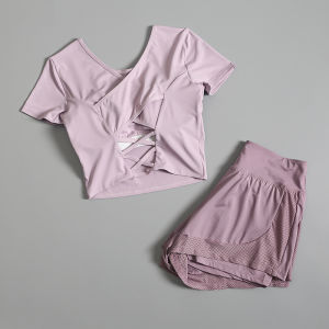 Slim Fitting Quick Dry Sporty Yoga Outfit