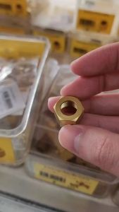 ฝาครอบตาไก่ทองเหลือง ขนาด 1/8" - 3/4" และ 4 mm. - 12 mm.