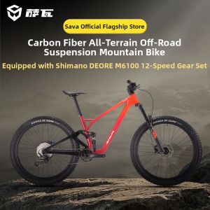 Carbon Fiber Soft-tail All-terrain Bicycle