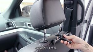Flexible 360 Degree Rotating Car Pillow Phone Holder for iPad 5-11 Inch Tablet Stand Back Seat Headrest Mount Bracket