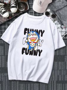 KAOS OBLONG DEWASA CEWEK SABLON DIGITAL PRINT DTF BERKUALITAS/DORAEMON FANNY