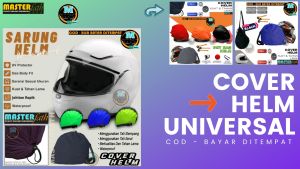 Cover Sarung Helm Sarung Tas Helm anti air Sarung Helm / Tas Helm Motor Body Cover Pelindung Anti Air Tahan Hujan Panas Waterproof Jas Hujan Dan Sepatu Anti Debu Waterproof / Tas Helm Premium