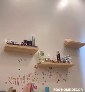 KỆ GỖ trang trí treo tường phong cách Hàn Quốc-Kệ gỗ thông tự nhiên decor nhà cửa 30cm-80cm DG-224