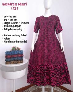 DASTER KEKINIAN SACKDRESS MISURI 12 BAGUS TEBAL ADEM MURAH BISA BAYAR DI TEMPAT.