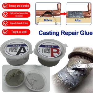 Magic Metal Repair Adhesive Strong Casting AB Glue Heat Resistance Cold Weld Caster Glue Metal Pipeline Repair Waterproof