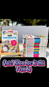 Sách - Quiz Khoa Học Kì Thú Combo trọn bộ 45 -38 - 30 cuốn cho thiếu nhi từ 6 Tuổi