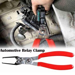 Universal Automotive Relay Disassembly Clamp Fuse Puller Car Remover Pliers Clip Hand Tool