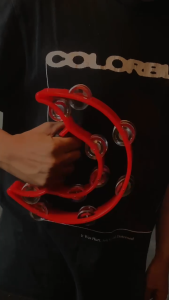 Alat Musik Tamborin Kecrek Kecrekan Tambourine Double Ring